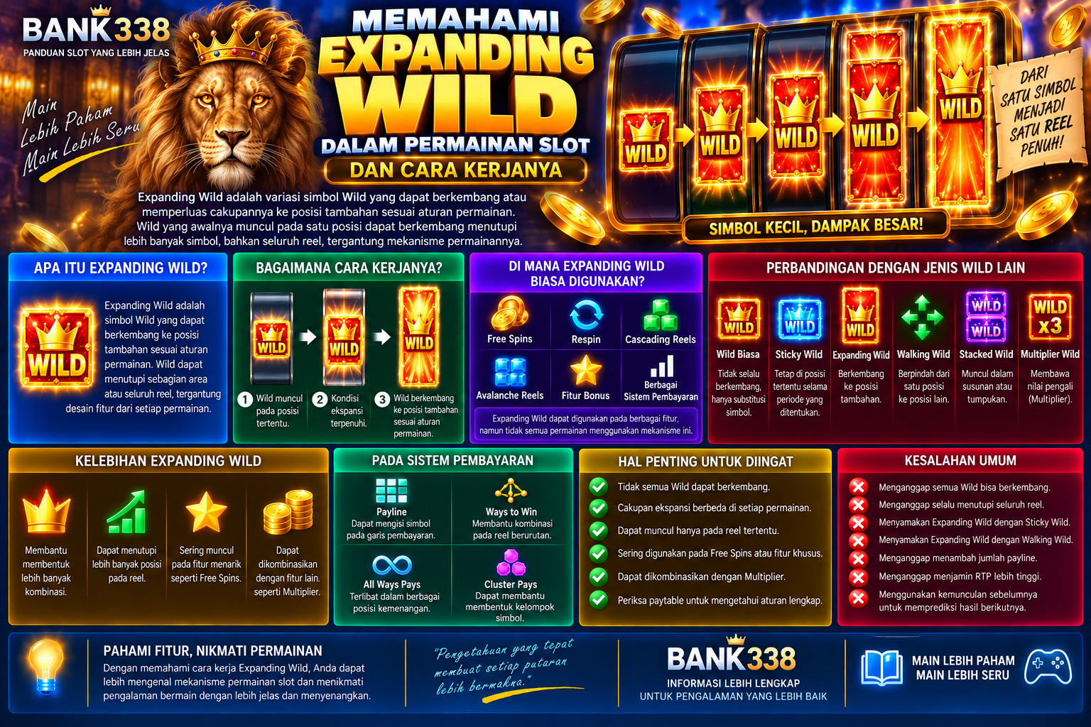 Memahami Expanding Wild dalam Permainan Slot dan Cara Kerjanya