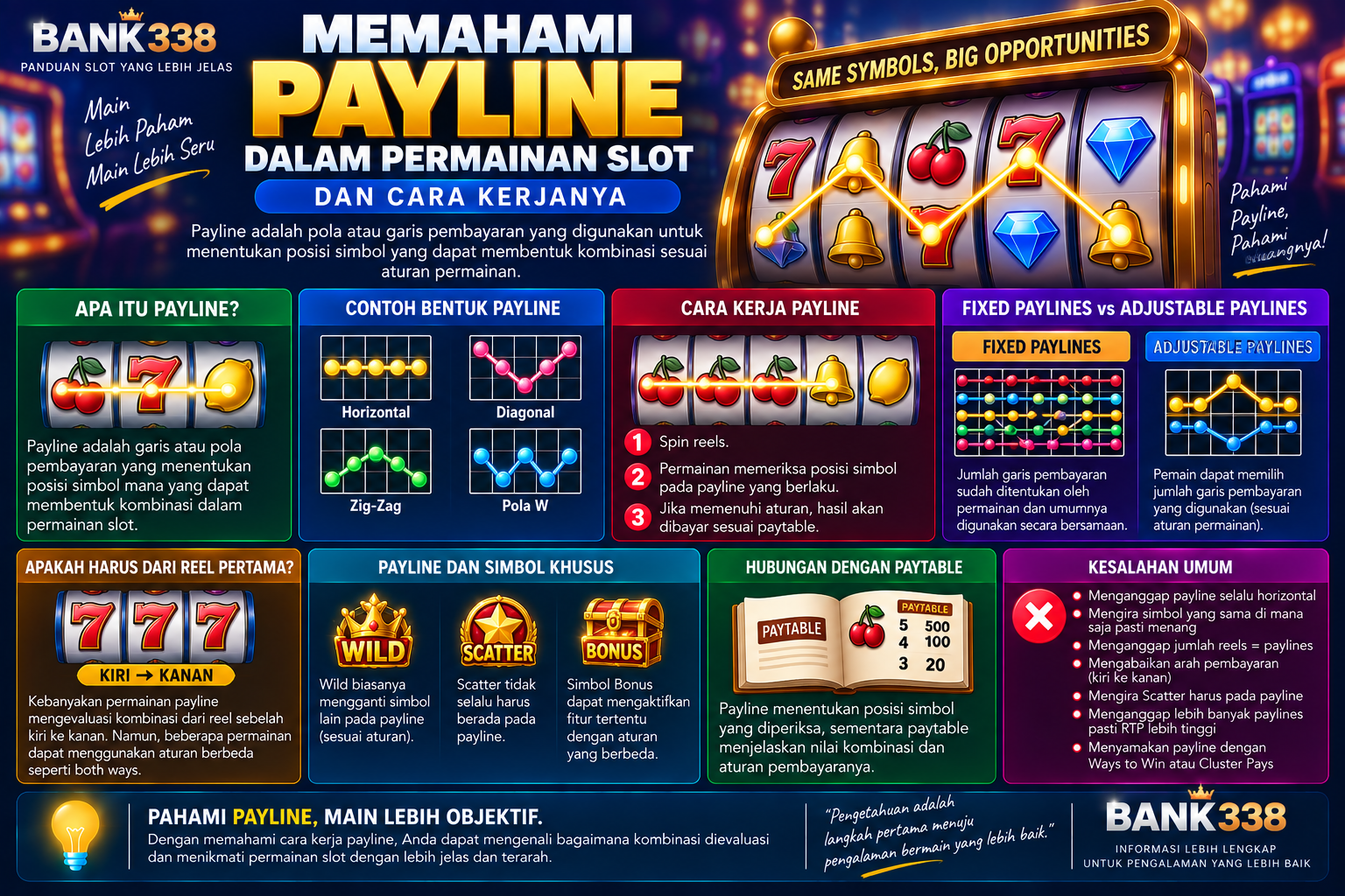 Memahami Payline dalam Permainan Slot dan Cara Kerjanya