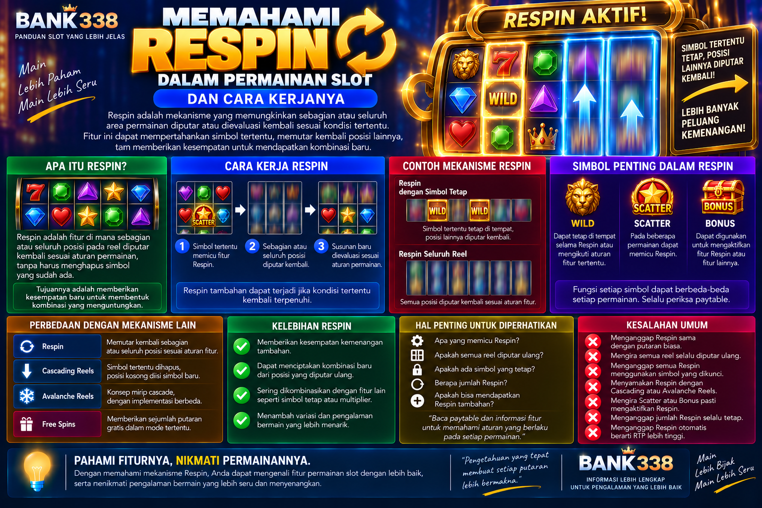 Memahami Respin dalam Permainan Slot dan Cara Kerjanya