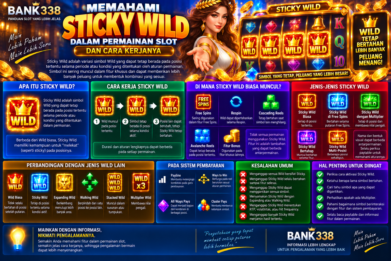 Memahami Sticky Wild dalam Permainan Slot dan Cara Kerjanya