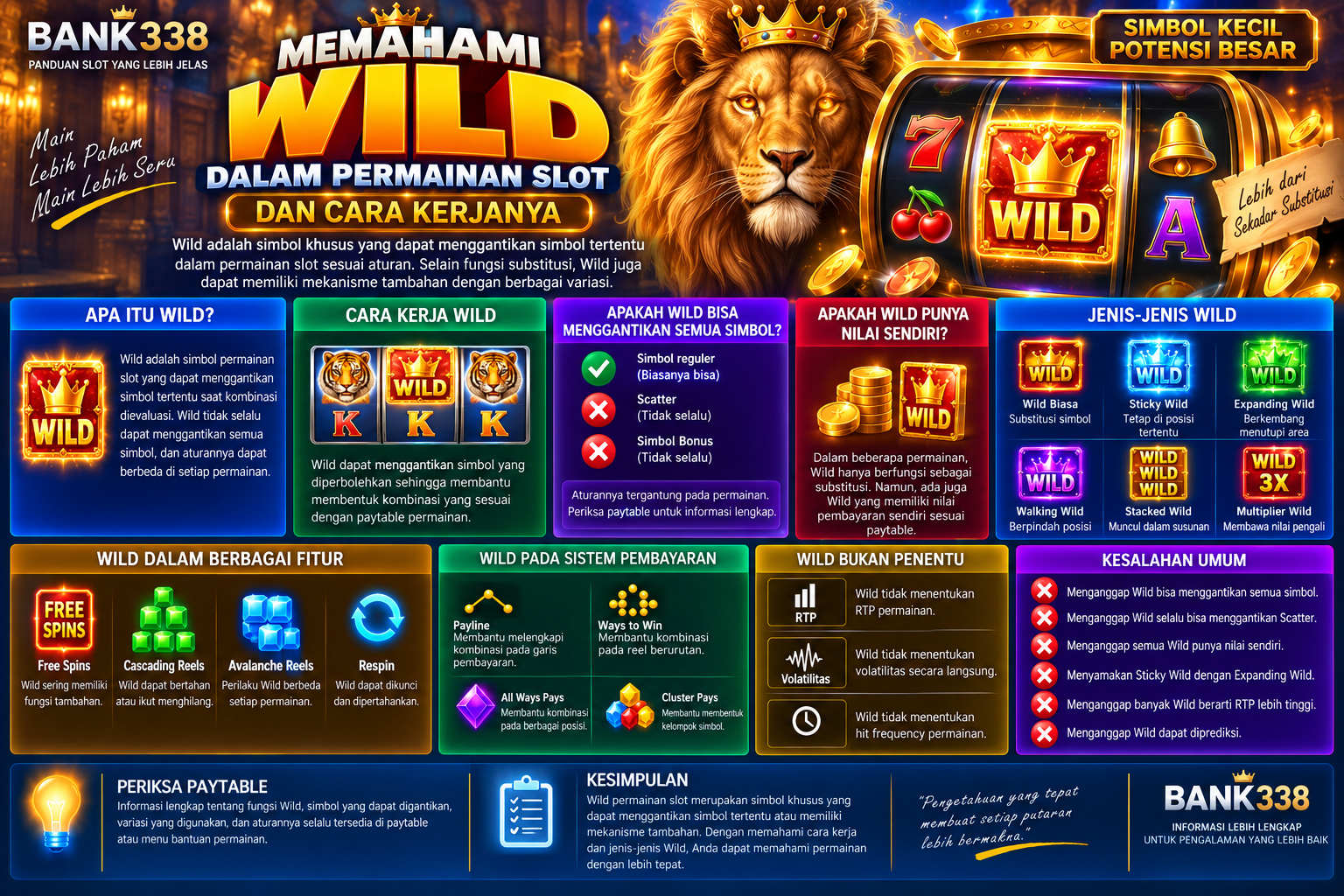 Memahami Wild dalam Permainan Slot dan Cara Kerjanya